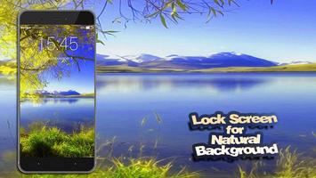 Lock Screen for Natural Background Ekran Görüntüsü 2