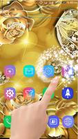 Golden Rose Particle LWP poster
