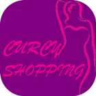 Curvy women Shopping آئیکن