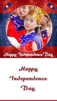 Laos Independence Day Frames Plakat