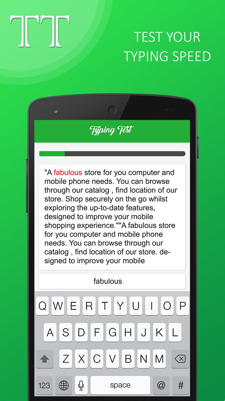 Typing Test : Test Your Speed APK for Android Download