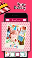 Happy Birthday Frames maker capture d'écran 2