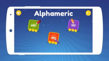 Alphameric - learning & tracing app for kids capture d'écran 1