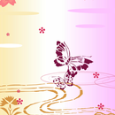 Cherry blossom and Butterfly APK
