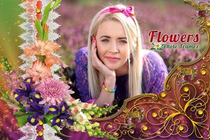 Flower Photo frame الملصق