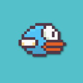 Blue Flying Bird-icoon