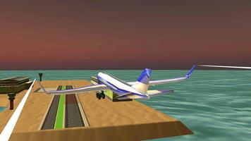 Flight Runway Landing Sim captura de pantalla 2
