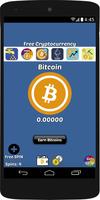 Mineração gratuita de bitcoin - BTC mineiro Cartaz