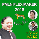 PMLN Flex Maker & Photo Frame 2018 Editor & Songs APK