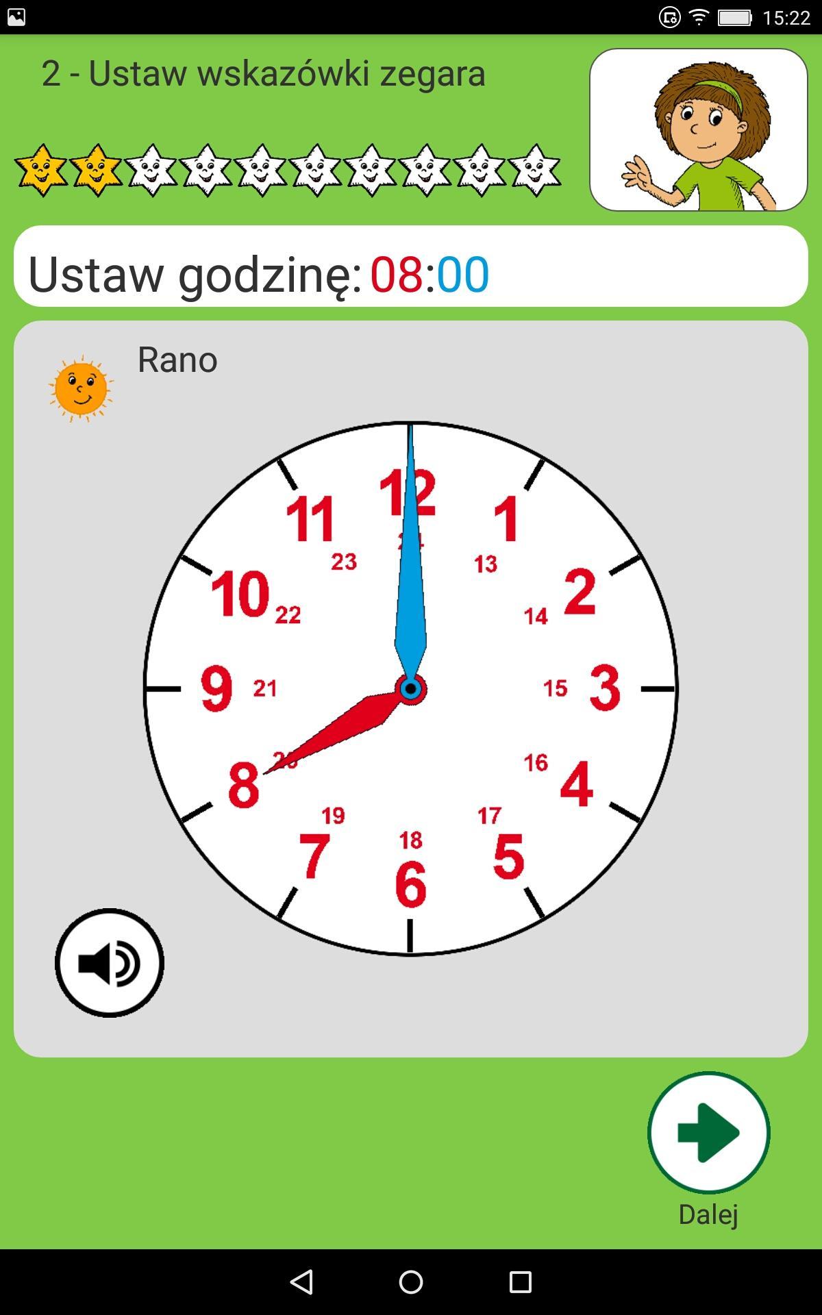 Nauka Zegara Dla Dzieci Aplikacja Nauka godzin na zegarze APK for Android Download