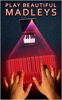 simulateur de piano hologramme Affiche