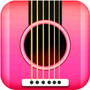 الورديالغيتارالحرة - للأطفال - Pink Guitar Free APK