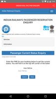 INDIAN RAIL lIVE PNR ENQUIRY اسکرین شاٹ 3