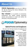 Focus Optometry capture d'écran 1