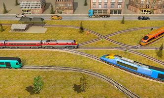 Indian Train Pro Driving Sim - City Train Game الملصق
