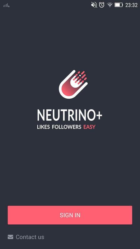 neutrino poster neutrino screenshot 1 - instagram fake follower app download