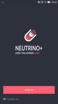 Neutrino+ poster