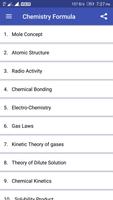 Chemistry formula Affiche