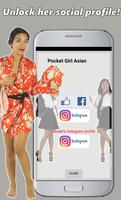 Pocket Girl - Beautiful asian girl simulation game plakat