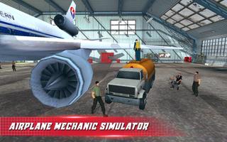 Airplane Mechanic Garage Sim Ekran Görüntüsü 2