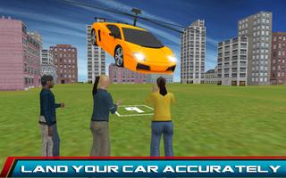 Flying Car Training Sim 3D capture d'écran 3