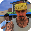 Supermarket Robbery Escape 3D:Miami Crime Gangster APK
