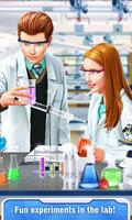 High School Science Girl Salon poster