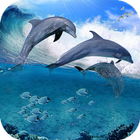 Happy Dolphins Live Wallpaper icon