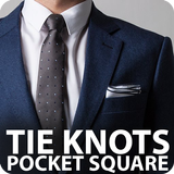 Men Pocket Squares Folding Designs - Tie Knots icon