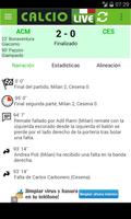 Calcio Live screenshot 2