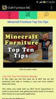 Craft Minecraft Furniture capture d'écran 3