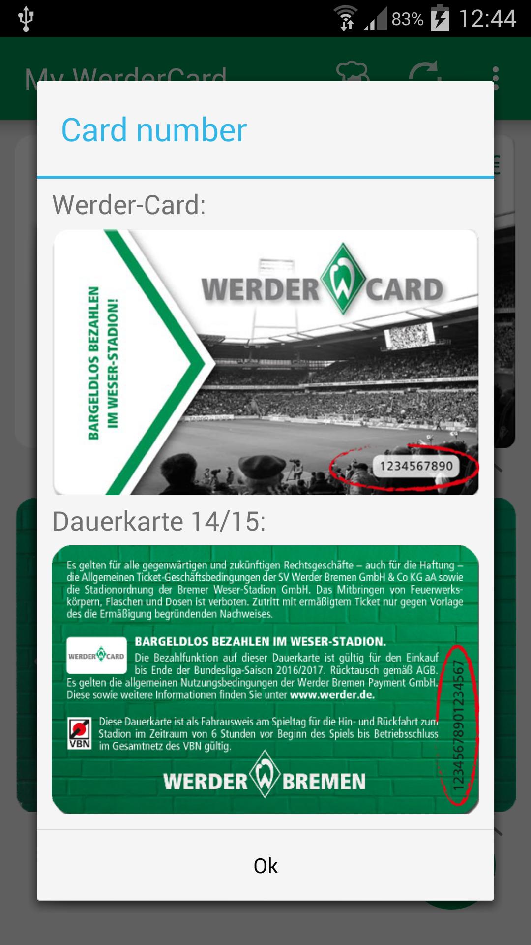 Werder Card Guthaben Abfragen