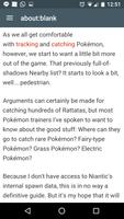 Easy guide for Pokemon go fans تصوير الشاشة 1