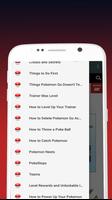 Guide for Pokemon GO imagem de tela 1