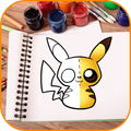 How To Draw Poke step by step