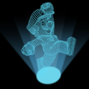 APK Hologram Mario 3D Simulator