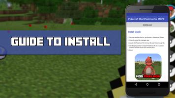 Pokecraft Mod Pixelmon for MCPE الملصق