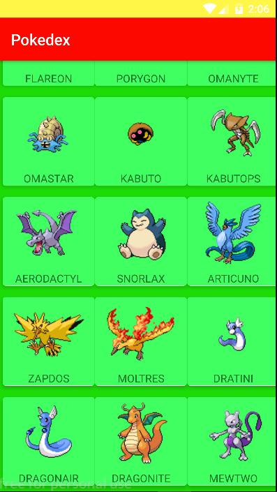 Lista de pokemon - Pokedex APK برای دانلود اندروید