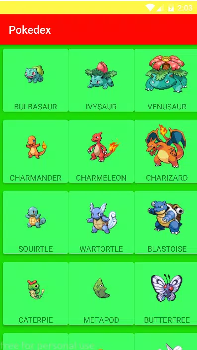 Descarga de APK de Lista de pokemon (Pokedex Simples) para Android