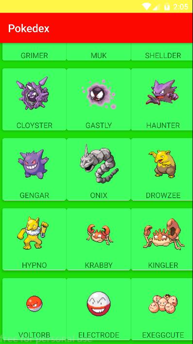 Lista de pokemon - Pokedex APK برای دانلود اندروید