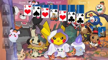 Solitaire Pokemon Theme captura de pantalla 1