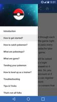 Guide for Pokemon Go Affiche