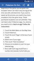 Guide for Pokemon Go captura de pantalla 1