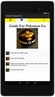 Guide For Pokemon Go اسکرین شاٹ 2