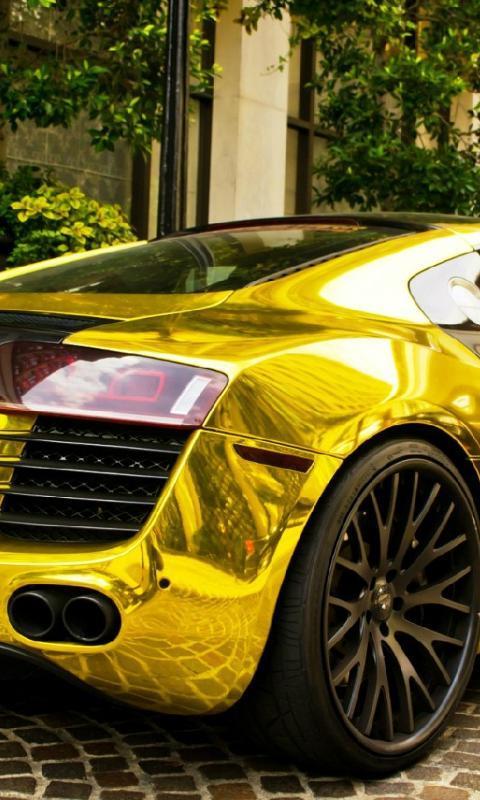 Audi r8 Gold