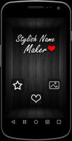 Stylish name maker pro poster