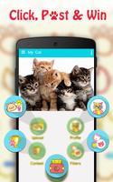 Cute Cat Pictures Contest & Photo editor poster