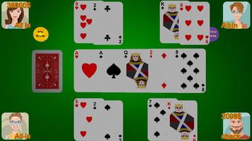 Card Poker game capture d'écran 1
