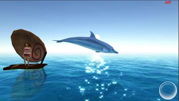 Delphin Spiel 3D Plakat