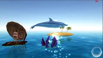 Dolphin game 3D اسکرین شاٹ 1